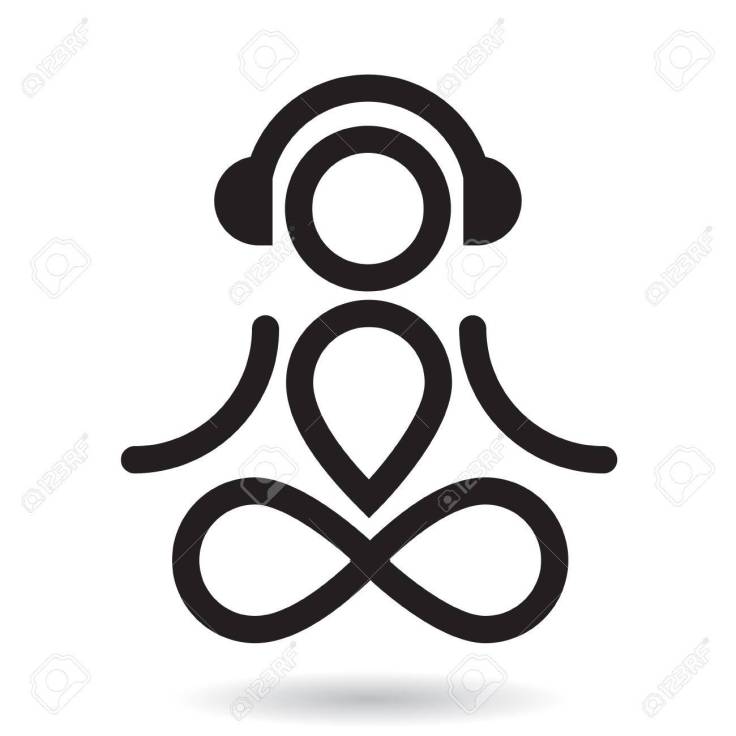 Yogi and headphones icon